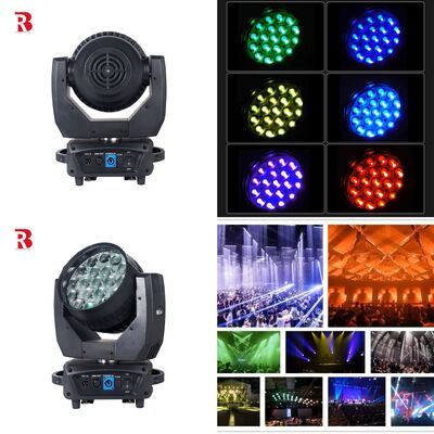 Professional Lighting LED Moving Head 19pcs 15W RGBW Stage Effect For Concert