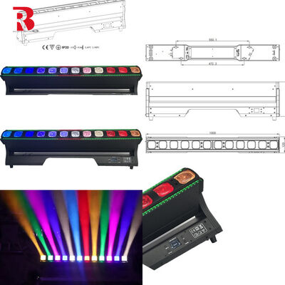 Stage Disco Dj Lighting DMX 40W RGBW 4in1 Pixel Head 12X40w Beam Wash Zoom Moving Lights