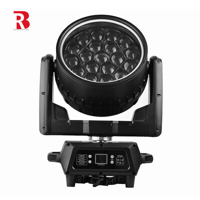 LED 19x40W RGBW Moving Head Wash Zoom Beam Rotate Effect For Stage