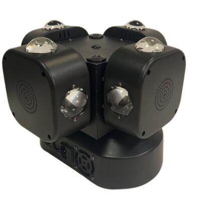 DMX 512 Disco Rotating With Red+Green Laser Beam Moving Head Light