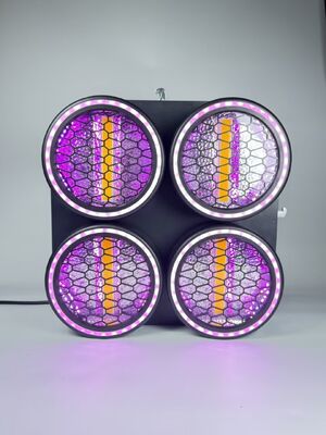 Moving Head Light Manufacturers Retro 4 eyes Blinder RGB LED Beads