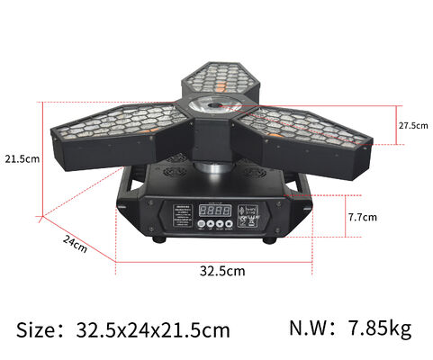 3*60W Big Retro Fan Beam Moving Head Light For Live Show Concerts